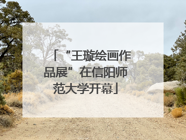 “王璇绘画作品展”在信阳师范大学开幕