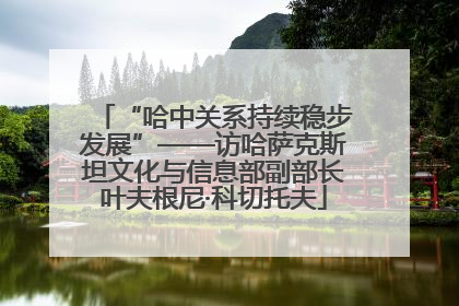 “哈中关系持续稳步发展”——访哈萨克斯坦文化与信息部副部长叶夫根尼·科切托夫