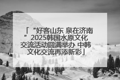 “好客山东 泉在济南”2025韩国水原文化交流活动圆满举办 中韩文化交流再添新彩