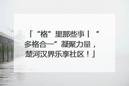 “格”里那些事丨“多格合一”凝聚力量，楚河汉界乐享社区！