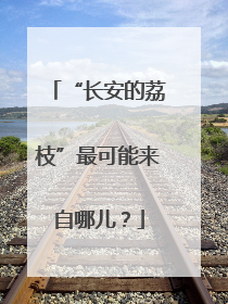 “长安的荔枝”最可能来自哪儿？