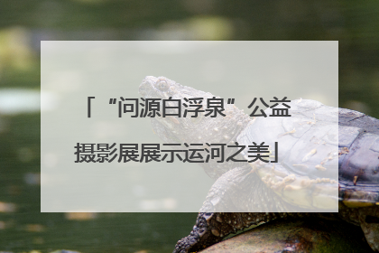 “问源白浮泉”公益摄影展展示运河之美
