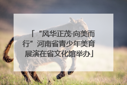 “风华正茂·向美而行”河南省青少年美育展演在省文化馆举办