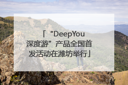 “DeepYou深度游”产品全国首发活动在潍坊举行