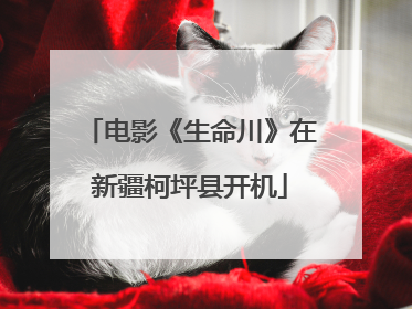 电影《生命川》在新疆柯坪县开机