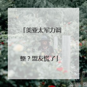 美亚太军力调整？盟友慌了