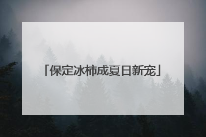 保定冰柿成夏日新宠