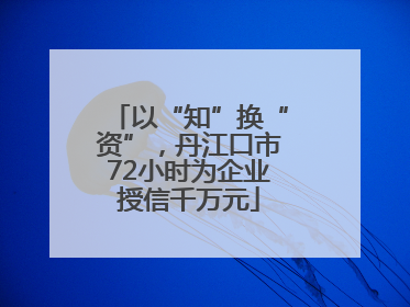 以“知”换“资”，丹江口市72小时为企业授信千万元