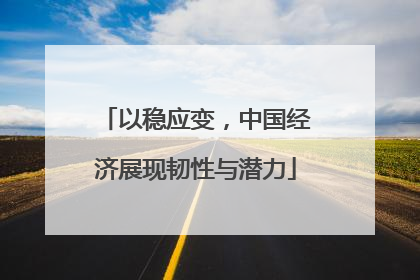 以稳应变,中国经济展现韧性与潜力