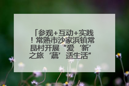 参观+互动+实践！常熟市沙家浜镇常昆村开展“爱‘新’之旅‘蔬’适生活”参观学习活动