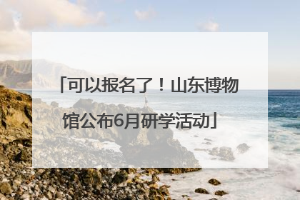可以报名了！山东博物馆公布6月研学活动