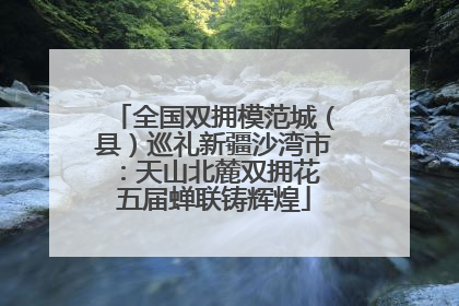 全国双拥模范城（县）巡礼新疆沙湾市：天山北麓双拥花 五届蝉联铸辉煌