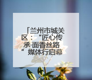 兰州市城关区：“匠心传承·面香丝路”媒体行启幕，助力“心动城关”消费提振
