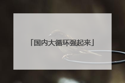 国内大循环强起来