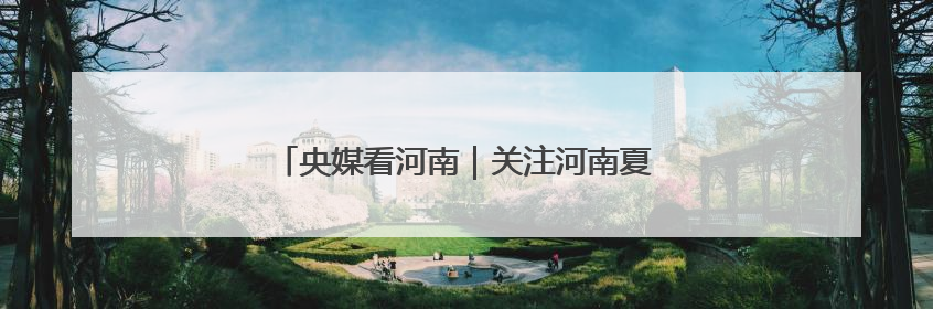 央媒看河南｜关注河南夏收夏种 野生动物等内容