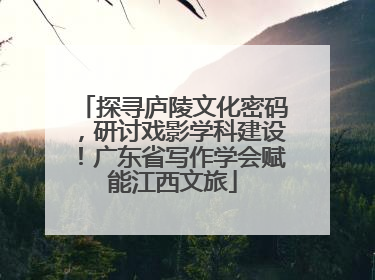 探寻庐陵文化密码，研讨戏影学科建设！广东省写作学会赋能江西文旅