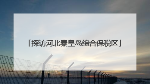 探访河北秦皇岛综合保税区