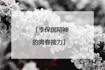 李保国精神的青春接力
