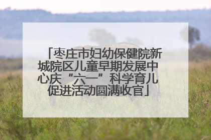 枣庄市妇幼保健院新城院区儿童早期发展中心庆“六一”科学育儿促进活动圆满收官