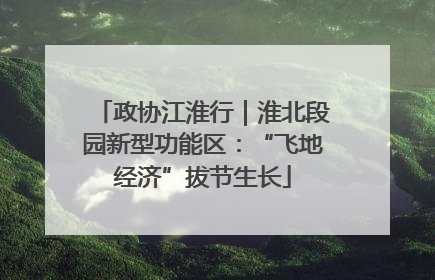 政协江淮行｜淮北段园新型功能区：“飞地经济”拔节生长