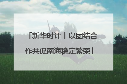 新华时评丨以团结合作共促南海稳定繁荣
