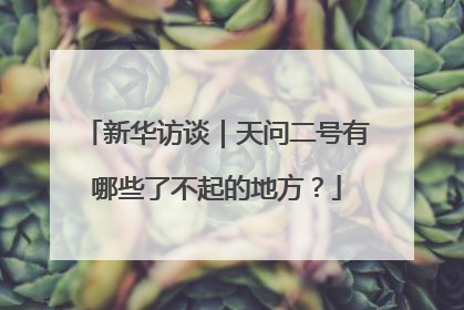 新华访谈｜天问二号有哪些了不起的地方？