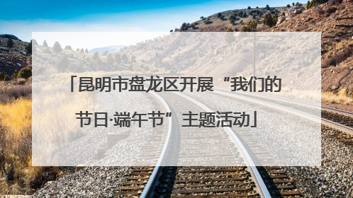 昆明市盘龙区开展“我们的节日·端午节”主题活动