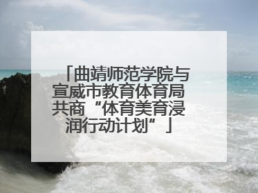 曲靖师范学院与宣威市教育体育局共商“体育美育浸润行动计划”