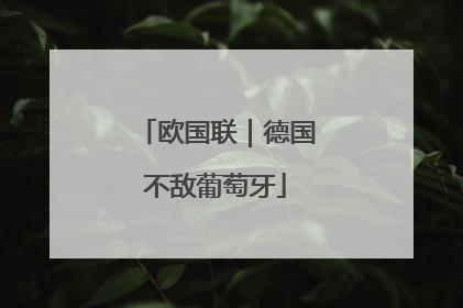 欧国联｜德国不敌葡萄牙