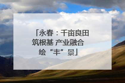 永春：千亩良田筑根基 产业融合绘“丰”景