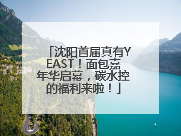 沈阳首届真有YEAST！面包嘉年华启幕，碳水控的福利来啦！