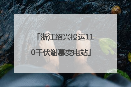 浙江绍兴投运110千伏谢慕变电站