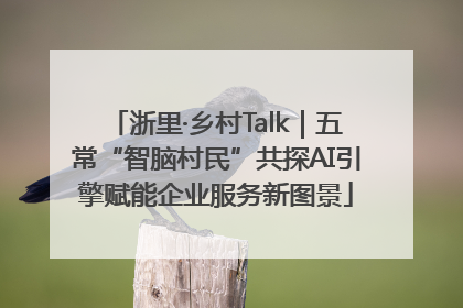 浙里·乡村Talk｜五常“智脑村民”共探AI引擎赋能企业服务新图景