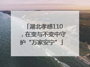 湖北孝感110，在变与不变中守护“万家安宁”