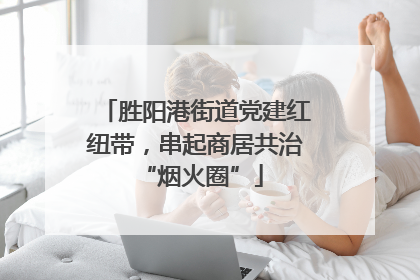 胜阳港街道党建红纽带，串起商居共治 “烟火圈”