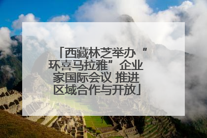 西藏林芝举办“环喜马拉雅”企业家国际会议 推进区域合作与开放