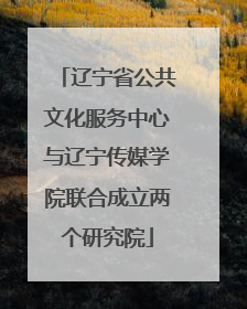 辽宁省公共文化服务中心与辽宁传媒学院联合成立两个研究院