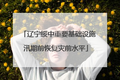 辽宁绥中重要基础设施汛期前恢复灾前水平
