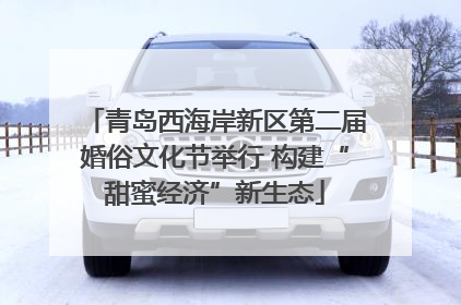 青岛西海岸新区第二届婚俗文化节举行 构建“甜蜜经济”新生态
