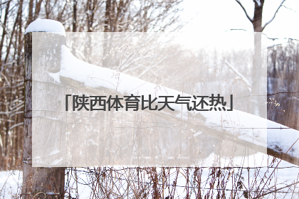 陕西体育比天气还热