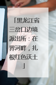 黑龙江省三岔口边境派出所：在界河畔，扎根红色沃土