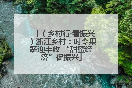 （乡村行·看振兴）浙江乡村：时令果蔬迎丰收 “甜蜜经济”促振兴