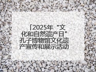 2025年“文化和自然遗产日”孔子博物馆文化遗产宣传和展示活动启动仪式举行