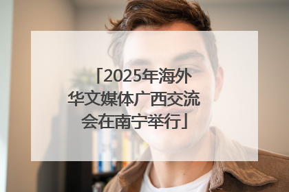 2025年海外华文媒体广西交流会在南宁举行