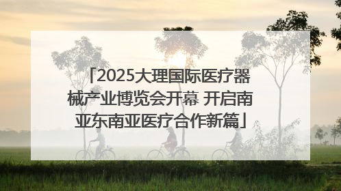 2025大理国际医疗器械产业博览会开幕 开启南亚东南亚医疗合作新篇