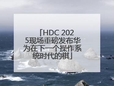 HDC 2025现场重磅发布华为在下一个操作系统时代的棋